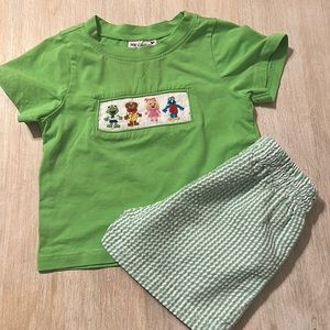 Smocked Sesame Street Set